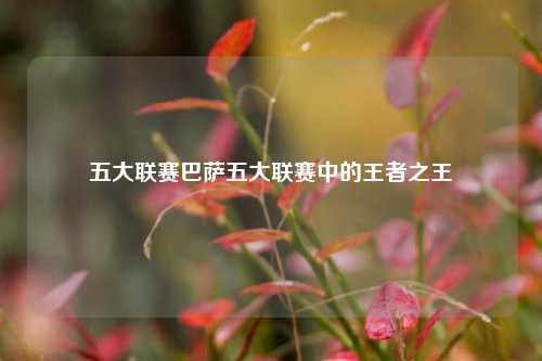 五大联赛巴萨五大联赛中的王者之王