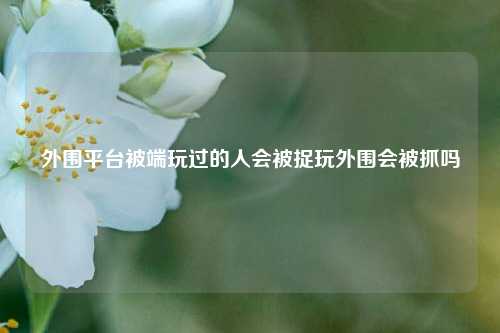 外围平台被端玩过的人会被捉玩外围会被抓吗