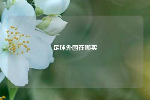 足球外围在哪买
