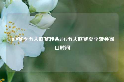 1819赛季五大联赛转会2019五大联赛夏季转会窗口时间